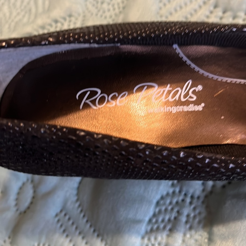 (#106)NWT ladies black dress shoes by Rose Petals/walking Cradles. Size 6 1/2N - Picture 8 of 16